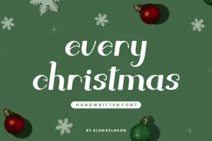 Every – Christmas Font