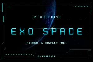 Exo Space Futuristic Display Font