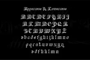 Family Gangsta Tattoo Font | Blackletter Font