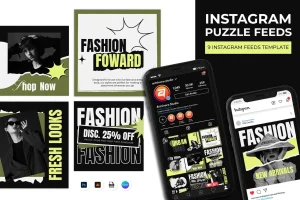 Fashion Urban Instagram Post Puzzle