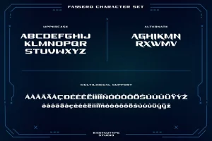 Fassero Futuristic Font