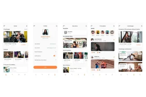 Fitness & Gym App Ui kit with challenges & classes