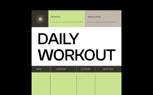 Fitness Workout Planner