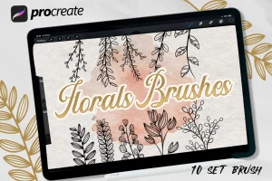 Floral Stamp Brushes