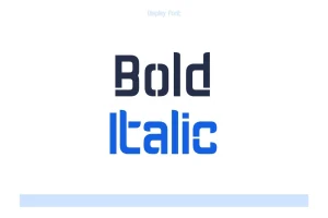 Foderic – Futuristic Font