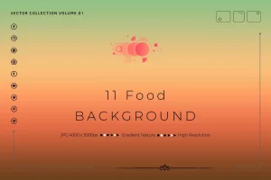 Food Gradients Background