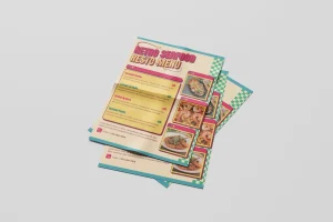 Food Menu Template – Retro