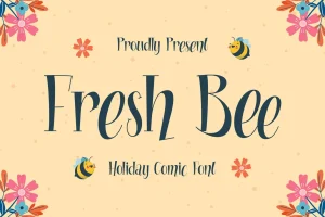 Fresh Bee – Holiday Comic Font
