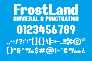 Frost Land – Modern Christmas Font
