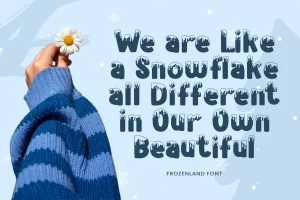 Frozenland – Christmas Font