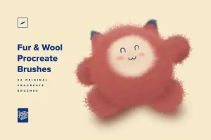 Fur & Wool Procreate Brushes
