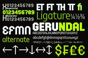 FX Gerundal – Sport Font
