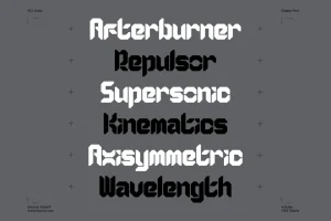 Gaiax – Futuristic Techno Cyberpunk Font
