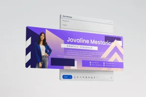 Geometric Email Header