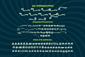 Gerig | Groovy Retro Font