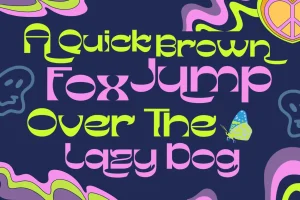 Gesego | Groovy Retro Font