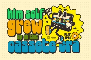 Giman Gimun Groovy Cartoon Font