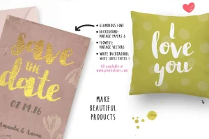 Glamorous Brush Font