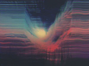 Glitch Landscapes Backgrounds