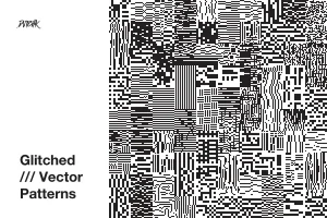 Glitched | Vector Patterns | Vol. 01