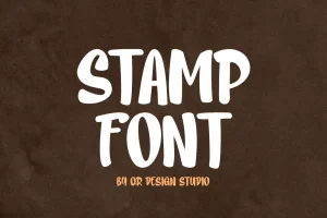 Glosh Spicxo – Marker & Stamp Font