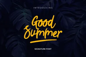 Good Summer Handwritten Script