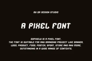 Gopixely – Game & Pixel Font