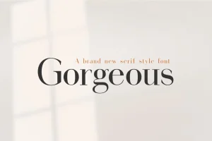 Gorgeous Serif Font