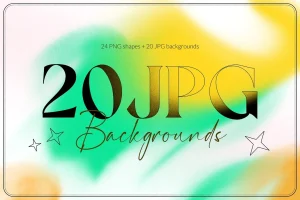 Gradient Backgrounds and Shapes