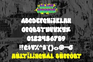 Graff Pumphiz – Bubble Graffiti Font