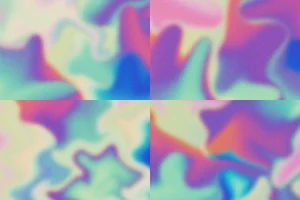 Grainy Holographic Backgrounds