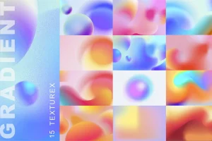 Grainy Mesh Gradient Textures