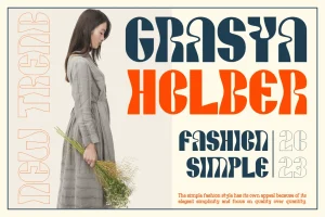 Graviard – Psychedelic Display Font