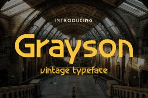Grayson – 1940s Art Deco Typeface