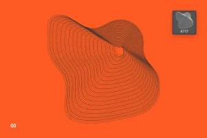 Grid Wave Shapes Photoshop Brushes