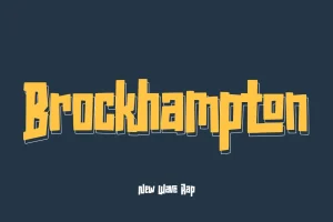 Grimblocks Display Font