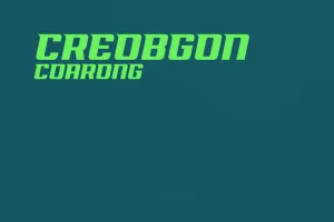 Groger – Modern Sport Typeface