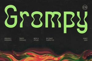 Grompy – Psychedelic Font