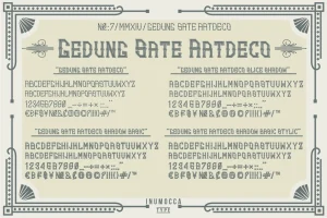GS.ArtDeco Family Font