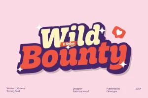 GT Wild Bounty – Western Groovy Font