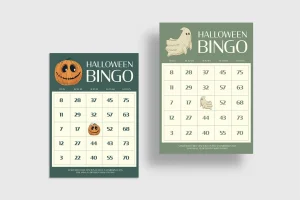 Halloween Bingo Cards Template