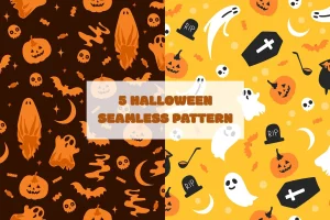 Halloween Seamless Pattern