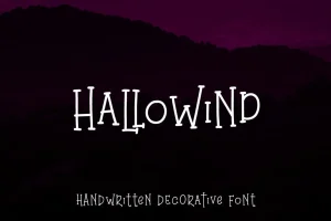 Hallowind – Decorative Font