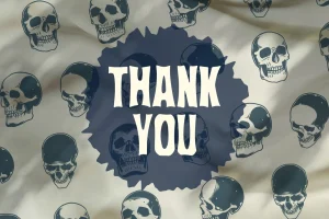 Hand Drawing Skulls Stamp Brush