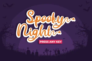 Hantu Tail – Halloween Font