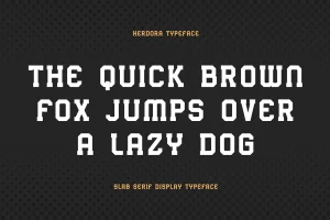 Hardora – Slab Serif Display Typeface