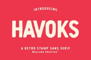 Havoks Stamp Sans Serif