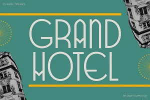 Hazel – Art Deco Font