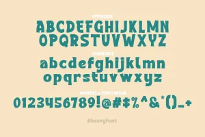 Heavy – Bold Font