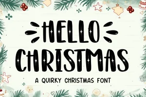 Hello Christmas – Christmas Font